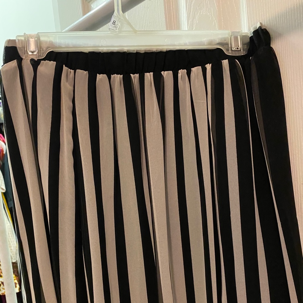 Striped Sheer Maxi Shirt